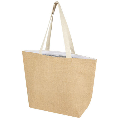 Juta juten koelhoudende draagtas van 300 g/m², 12 l 120675 Juta juten koelhoudende draagtas van 300 g/m², 12 l 120675