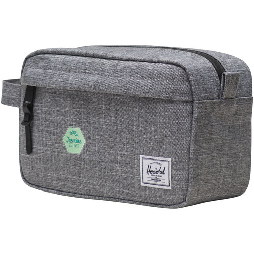 Herschel Chapter gerecyclede reisset met logo bedrukken DeBle