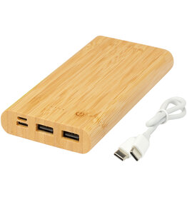 DeBle Tulda Bamboe Powerbank 10.000 mAh 12432306 met lasergravure