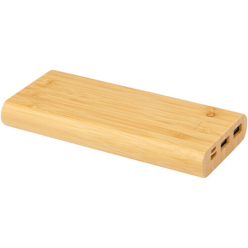 DeBle Tulda Bamboe Powerbank 10.000 mAh 12432306 met lasergravure
