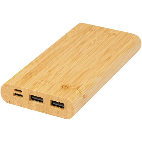 DeBle Tulda Bamboe Powerbank 10.000 mAh 12432306 met lasergravure