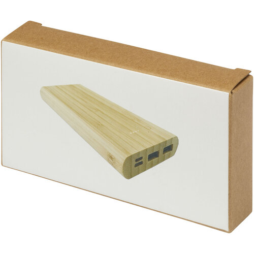 DeBle Tulda Bamboe Powerbank 10.000 mAh 12432306 met lasergravure