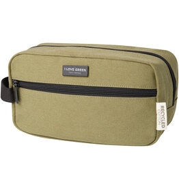 Joey GRS gerecycled canvas reisetui 3,5L met logo bedrukken DeBle