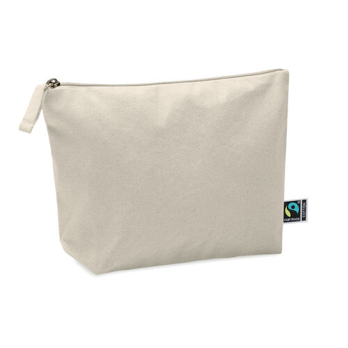 Fairtrade katoenen toilettas MO2095 met logo bedrukken DeBle