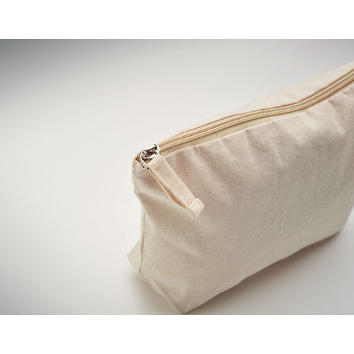 Fairtrade katoenen toilettas MO2095 met logo bedrukken DeBle