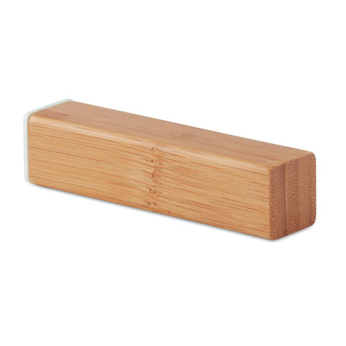 DeBle compacte bamboe powerbank bedrukken met logo