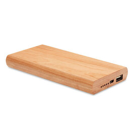 DeBle Arenapower Bamboe Powerbank 4000 mAh MO9663 bedrukken met logo