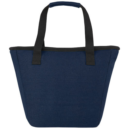 Joey GRS gerecycled canvas lunchkoeltas 6 liter met RPET-voering, PEVA-isolatie en metalen plaatje voor lasergravure bedrukken met logo