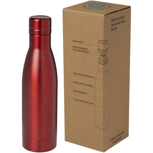 DeBle Vasa RCS Gerecyclede Thermosfles 500 ml 100736 bedrukken met logo
