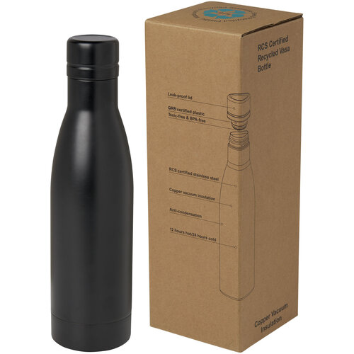 Vasa 500 ml RCS-gecertificeerde gerecyclede roestvrijstalen koperen vacuümgeïsoleerde fles 100736