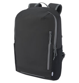 DéBlé Aqua GRS laptoprugzak 13004390 21L met 15 inch laptopvak, zijopening en reflecterende details