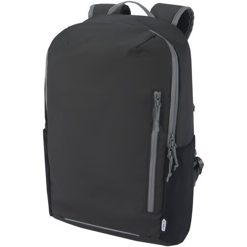 DéBlé Aqua GRS laptoprugzak 13004390 21L met 15 inch laptopvak, zijopening en reflecterende details