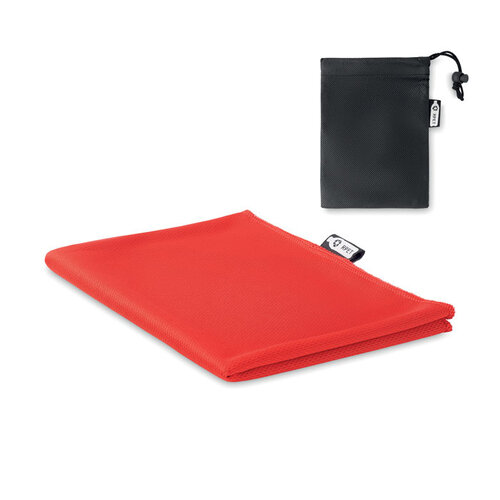 RPET sporthanddoek in zakje Tuko rpet (MO9918) met logo