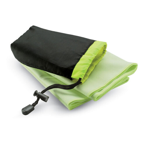 Sporthanddoekje in nylon zakje Drye (KC6333) met logo