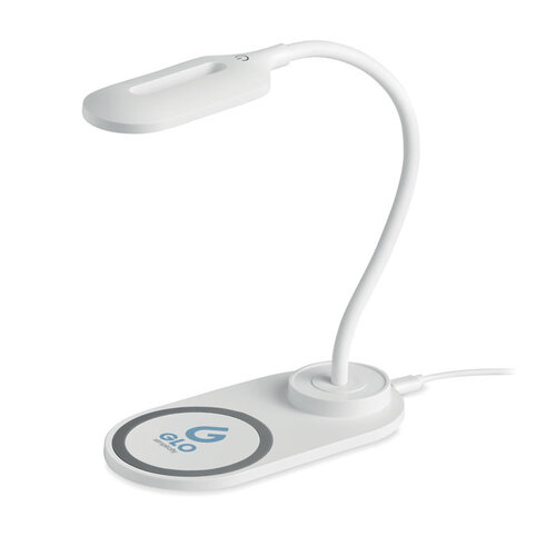 Bureaulamp met 10W lader Saturn (MO6349) met logo