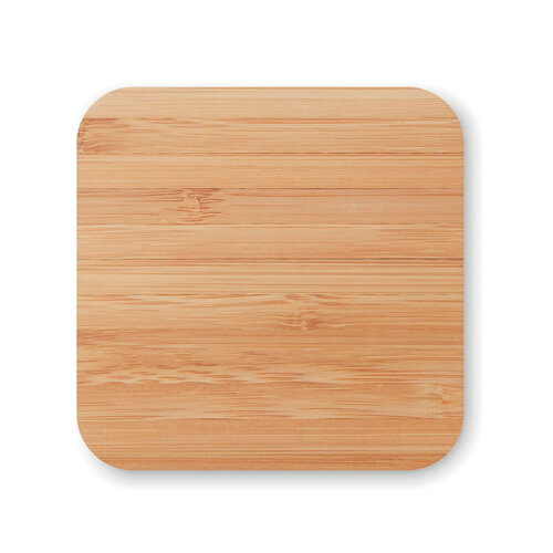 Bamboe draadloze oplader Cuadro (MO9698) met logo