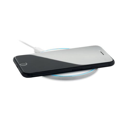 Glazen draadloze 10W lader Ress (MO6761) met logo