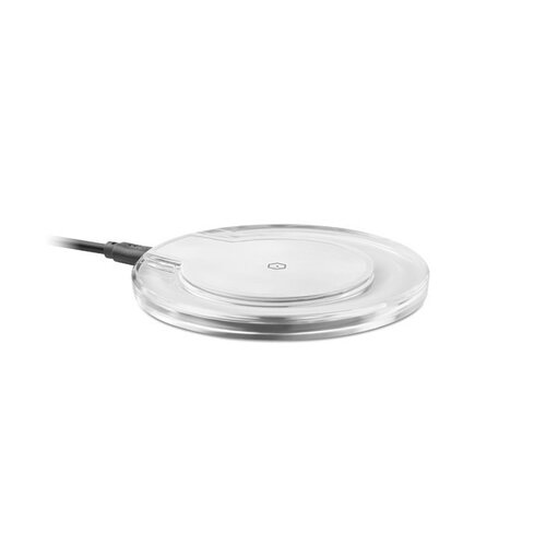 Rond draadloze oplader Uve charging + (MO6391) met logo