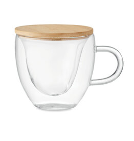 MO6937 Dubbelwandige borosilicaatglas mok Coramug