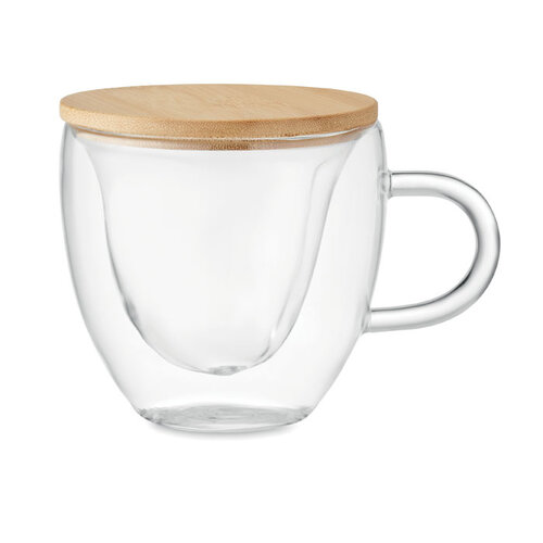 Dubbelwandige borosilicaatglas mok Coramug MO6937 Dubbelwandige borosilicaatglas mok Coramug MO6937
