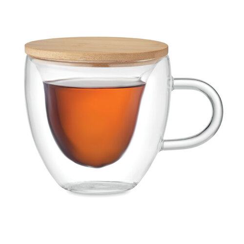 Dubbelwandige borosilicaatglas mok Coramug MO6937 Dubbelwandige borosilicaatglas mok Coramug MO6937