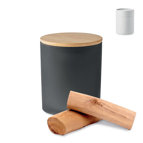 Plantaardige waskaars 120 gr Keops small (MO6612) met logo