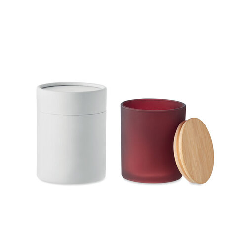 Plantaardige waskaars 120 gr Keops small (MO6612) met logo