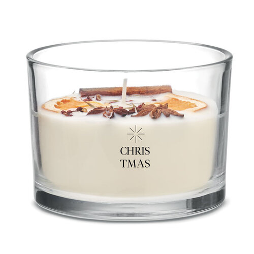 Plantaardig kaars 300 gr Citrus (MO2078) met logo