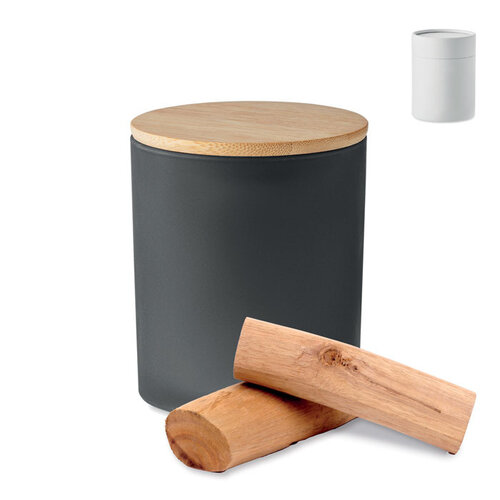 Plantaardige waskaars 200 gr Keops medium (MO6613) met logo