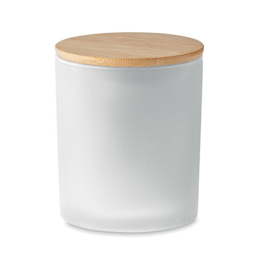 Plantaardige waskaars 280 gr Keops large (MO6621) met logo