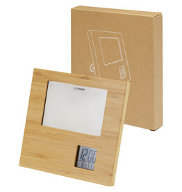 Sasa bamboe fotolijst met weerstation