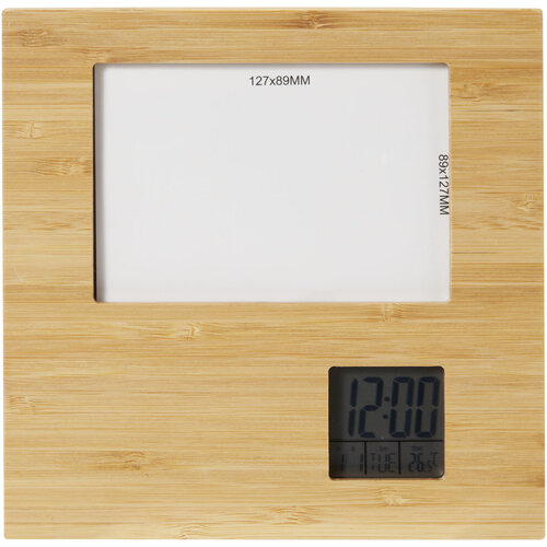 Sasa bamboe fotolijst met weerstation 104560 Sasa bamboe fotolijst met weerstation 104560