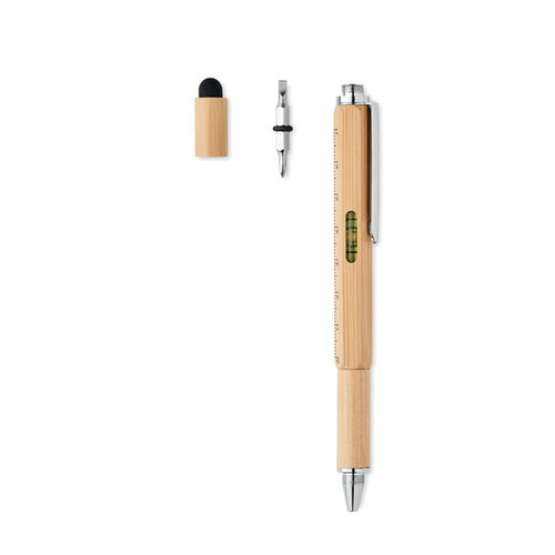 Waterpaspen in bamboe Toolbam (MO6559) met logo