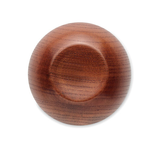 Eikenhouten beker 250 ml Ovalis (MO6553) met logo