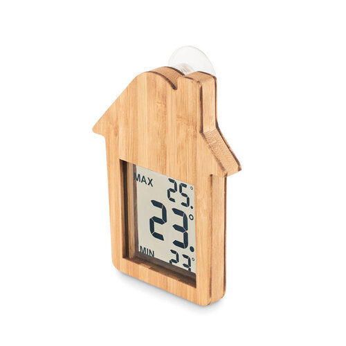 Bamboe weerstation Hisa (MO6468) met logo