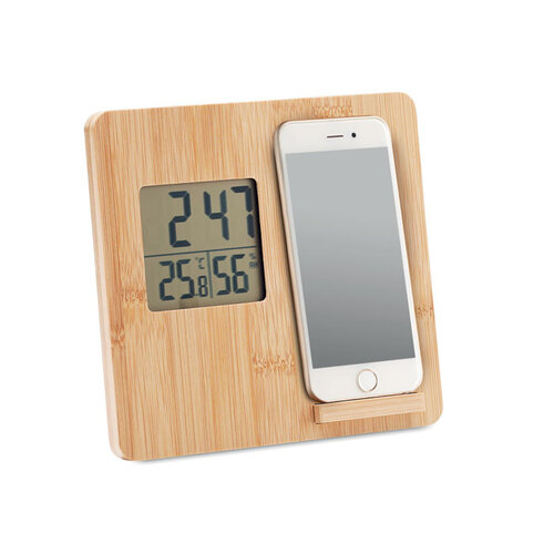 Bamboe weerstation Ferrel (MO6665) met logo