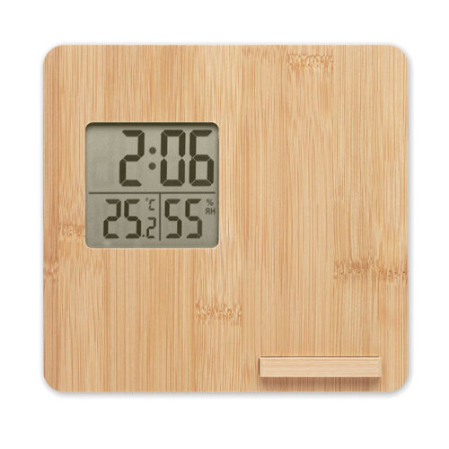 Bamboe weerstation Ferrel (MO6665) met logo
