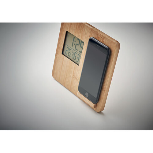 Bamboe weerstation Ferrel (MO6665) met logo
