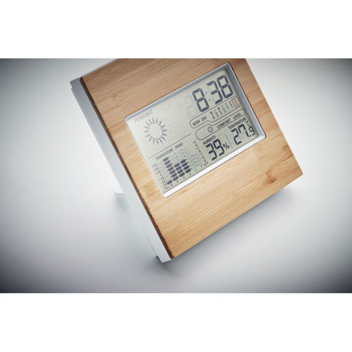 Bamboe weerstation Turku (MO9959) met logo