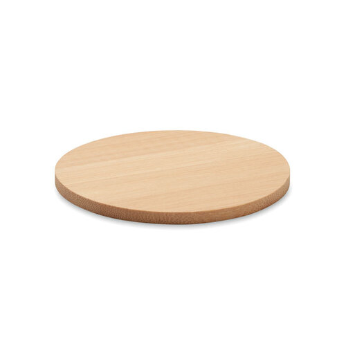 Bamboe ronde onderzetter BAYIN (MO6602) met logo