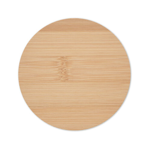 Bamboe ronde onderzetter BAYIN (MO6602) met logo