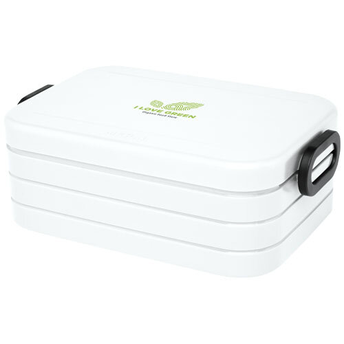 Mepal Take-a-break lunchtrommel midi 900 ml – ABS lunchbox met verdeler, personaliseerbaar als relatiegeschenk