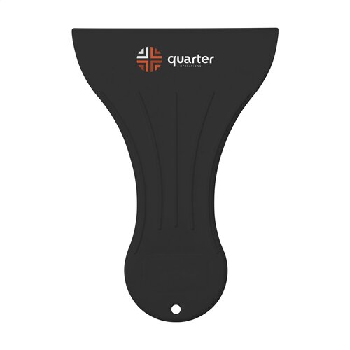 DeBle social plastic ijskrabber bedrukt W146 duurzame winter ijskrabber voor bedrijven