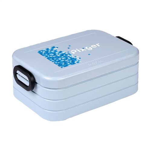 Mepal Lunchbox Take a Break midi 900 ml – ABS lunchbox met uitneembare verdeler, personaliseerbaar als relatiegeschenk