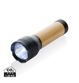 Lucid 3W RCS gerecycled plastic & bamboo zaklamp P513.781