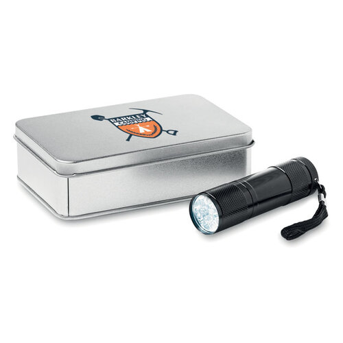 Aluminium LED zaklamp Led plus (KC6860) met logo