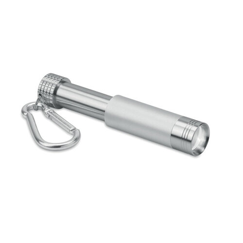 Aluminium/ABS LED zaklampje Pop light (MO9381) met logo