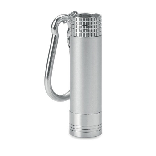 Aluminium/ABS LED zaklampje Pop light (MO9381) met logo
