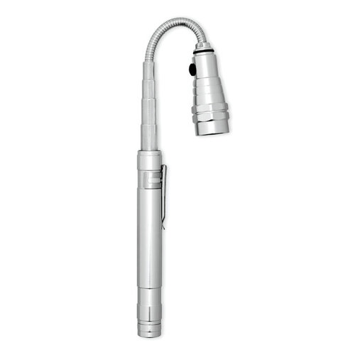 Uitschuifbare alum zaklamp Strech-torch (MO8621) met logo