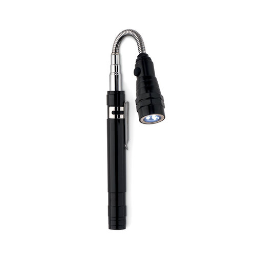 Uitschuifbare alum zaklamp Strech-torch (MO8621) met logo